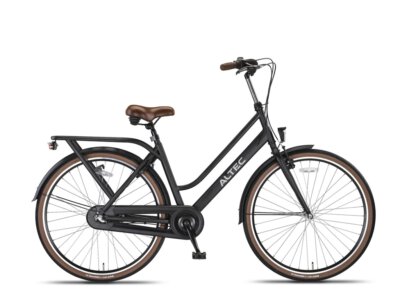 Altec Manta 28 inch Damesfiets N-3 55cm Mat Zwart *** ACTIE UITVERKOOP ***