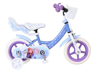 Disney Frozen Kinderfiets - Meisjes - Mag Wheels - 12 inch - Blauw