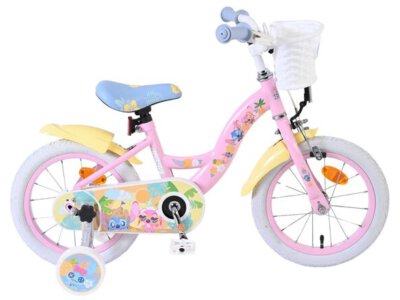 Disney Stitch Kinderfiets - Meisjes - 14 inch - Roze