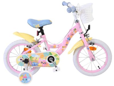 Disney Stitch Kinderfiets - Meisjes - 14 inch - Roze - Twee handremmen