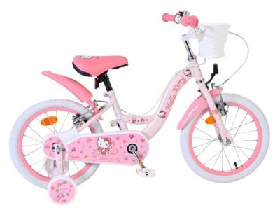Hello Kitty Kinderfiets - Meisjes - 16 inch - Roze - Twee Handremmen