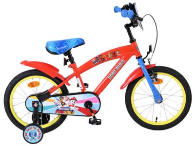 Paw Patrol Kinderfiets - Jongens - 16 inch - Rood Blauw