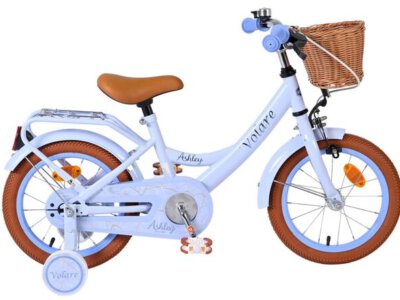 Volare Ashley Kinderfiets - Meisjes - 14 inch - Pastel Blauw