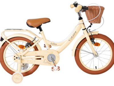 Volare Ashley Kinderfiets - Meisjes - 16 inch - Creme - Twee Handremmen