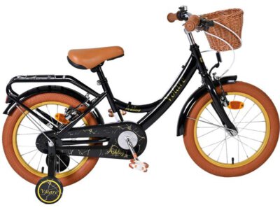 Volare Ashley Kinderfiets - Meisjes - 16 inch - Zwart - Twee Handremmen