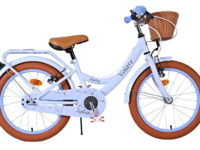 Volare Ashley Kinderfiets - Meisjes - 18 inch - Pastel Blauw - Twee handremmen