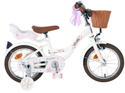 Volare Blossom Kinderfiets - Meisjes - 14 inch - Wit