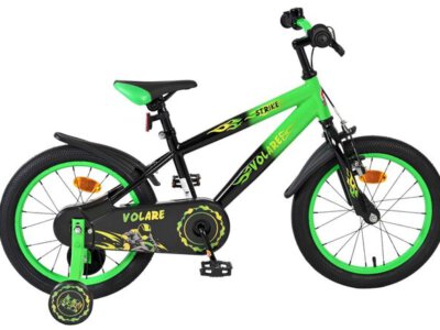 Volare Strike Kinderfiets - Jongens - 16 inch - Zwart Groen