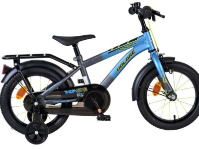 Volare Thombike Kinderfiets - Jongens - 14 inch - Blauw/Grijs