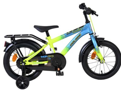 Volare Thombike Kinderfiets - Jongens - 14 inch - Blauw/Geel