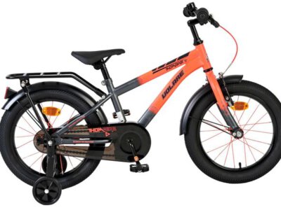 Volare Thombike Kinderfiets - Jongens - 16 inch - Oranje Grijs