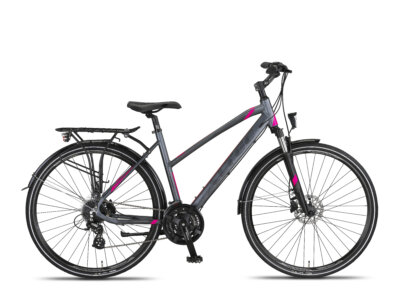 Altec Legarda (CT) LSM 28 inch Damesfiets HYD 24 Versn. Antraciet/Pink*** ACTIE UITVERKOOP ***