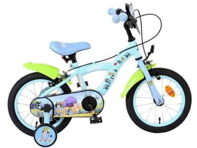 Bluey Kinderfiets - 14 inch - Lichtblauw - Twee handremmen