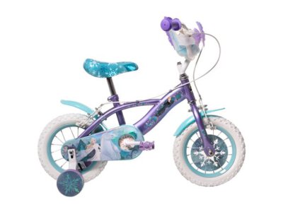 Disney Frozen 2 Kinderfiets - Meisjes - 12 inch - Blauw/Paars - Twee handremmen