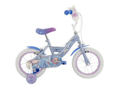 Disney Frozen 2 Kinderfiets - Meisjes - 14 inch - Blauw/Paars - Twee handremmen