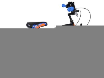 Hot Wheels Kinderfiets - Jongens - 16 inch - Zwart Oranje Blauw - Twee Handremmen