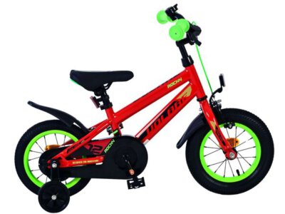 Volare Rocky Kinderfiets - Jongens - 12 inch - Rood - Twee handremmen