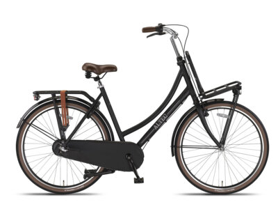 Altec Vintage 28inch Transportfiets N-3 Mat Zwart 50cm *** ACTIE ***