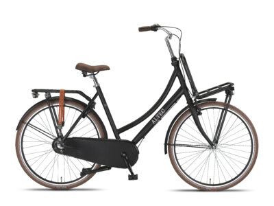 Altec Vintage 28inch Transportfiets N-3 Mat Zwart 57cm *** ACTIE ***