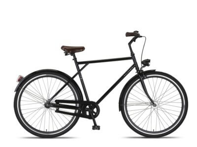 Altec Palermo 1T 28 inch Herenfiets 56 cm Glans Zwart