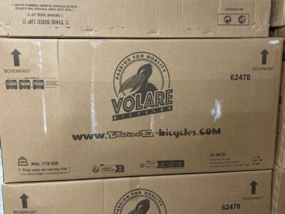 Volare Boost Kinderfiets - 24 inch - Wit Mintgroen - 21 versnellingen