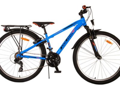 Volare Cross Kinderfiets - Jongens - 26 inch - Blauw - 18 versnellingen - Twee handremmen