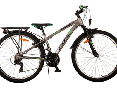 Volare Cross Kinderfiets - Jongens - 26 inch - Grijs - 18 versnellingen - Twee handremmen