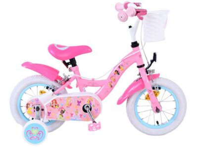 Magic Royals Kinderfiets - Meisjes - 12 inch - Roze - Twee Handremmen
