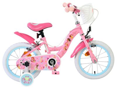 Magic Royals Kinderfiets - Meisjes - 14 inch - Roze - Twee handremmen