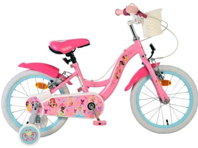 Magic Royals Kinderfiets - Meisjes - 16 inch - Roze - Twee Handremmen