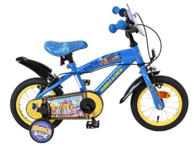 Paw Patrol -Rubble & Crew - Kinderfiets - Jongens - 12 inch - Blauw - Twee handremmen