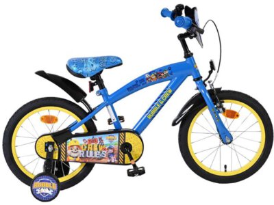 Paw Patrol -Rubble & Crew Kinderfiets - Jongens - 16 inch - Blauw