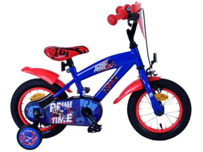 Turbo Crew Kinderfiets - Jongens - 12 inch - Blauw Rood