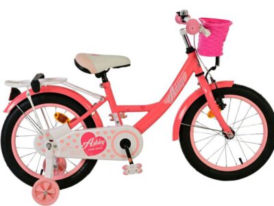 Volare Ashley Kinderfiets - Meisjes - 16 inch - Roze Rood