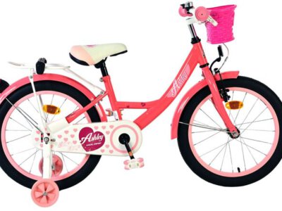 Volare Ashley Kinderfiets - Meisjes - 18 inch - Roze Rood