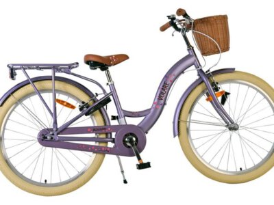 Volare Blossom Kinderfiets - Meisjes - 24 inch - Paars - Twee handremmen