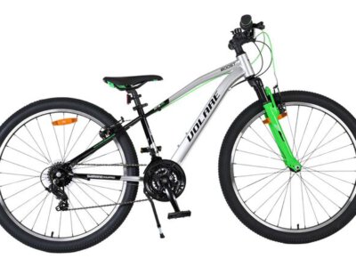 Volare Boost Kinderfiets - 26 inch - Zilver Groen - 21 versnellingen