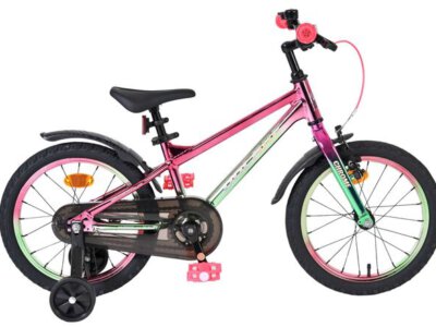 Volare Chrome Kinderfiets - Meisjes - 16 inch - Roze Groen