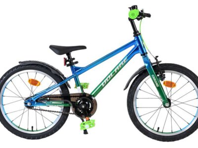 Volare Chrome Kinderfiets - Jongens - 18 inch - Blauw Groen