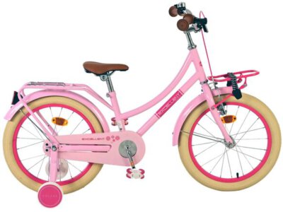 Volare Excellent Kinderfiets - Meisjes -18 inch - Roze - 95% afgemonteerd