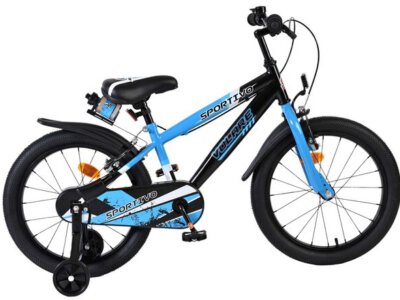 Volare Sportivo Kinderfiets - Jongens - 18 inch - Blauw - Twee Handremmen