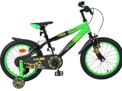 Volare Strike Kinderfiets - Jongens - 16 inch - Groen - Twee Handremmen