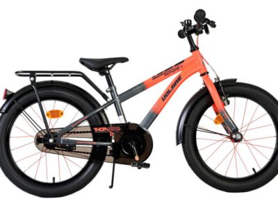 Volare Thombike Kinderfiets - Jongens - 18 inch - Oranje Grijs