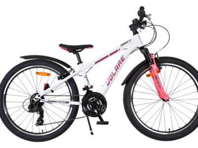 Volare XC Race Kinderfiets - 24 inch - Wit Roze - 21 versnellingen