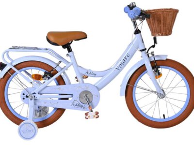 Volare Ashley Kinderfiets - Meisjes - 16 inch - Pastel Blauw- Twee Handremmen