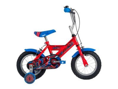 Spider-Man Kinderfiets - Jongens - 12 inch - Rood Blauw - Twee handremmen