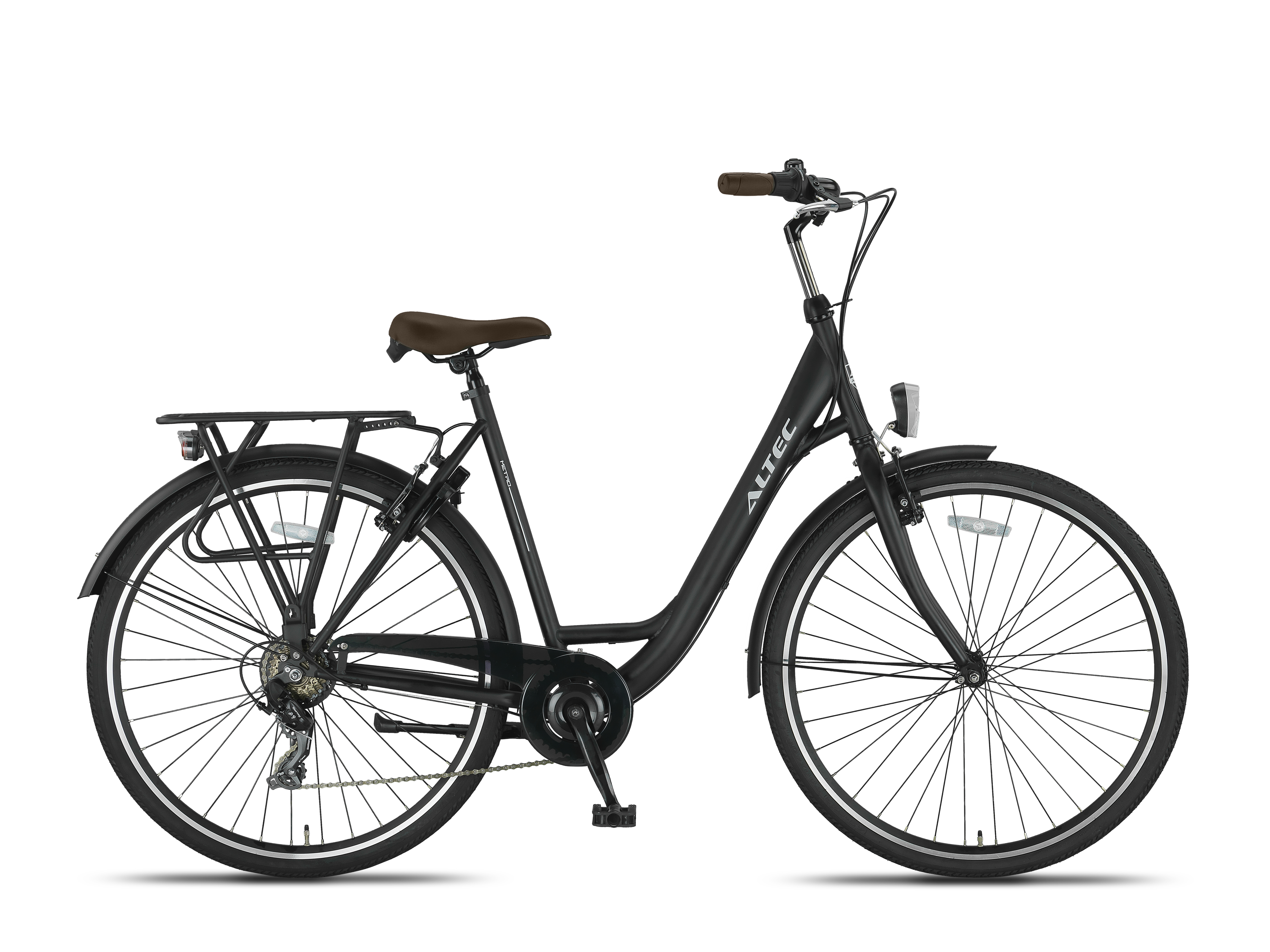 Altec Metro 28 inch Damesfiets 55cm Mat Zwart