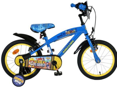 Paw Patrol - Rubble & Crew Kinderfiets - Jongens - 16 inch - Blauw - Twee handremmen