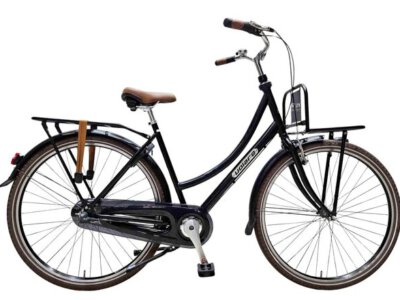 Volare Oma Classic Kinderfiets - Meisjes - 28 inch - M - Zwart - Shimano Nexus 3