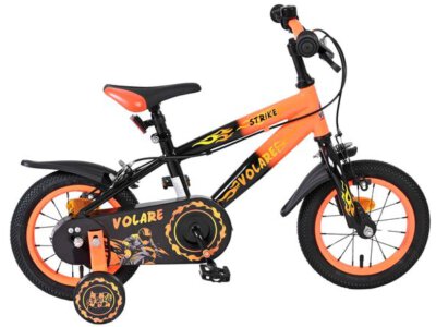 Volare Strike Kinderfiets - Jongens - 12 inch - Oranje - Twee handremmen